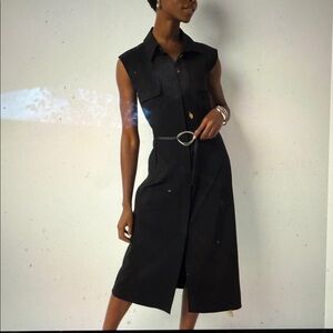 White House Black Market Midi Shirt Dress